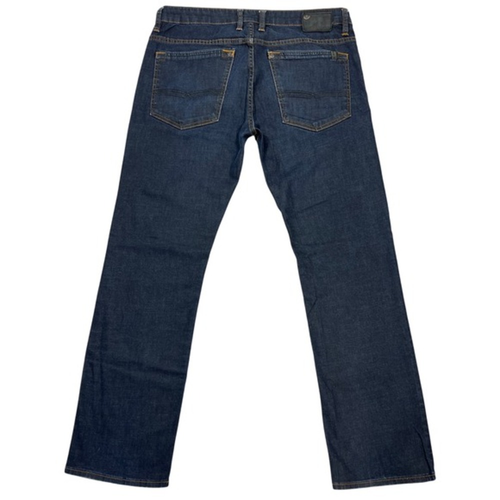 Buffalo Six-X Slim Straight Stretch Jeans Men's 34" (36x30.5) Dark Wash Comfort - Picture 2 of 8
